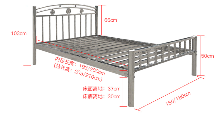 金意隆不銹鋼公寓床參數